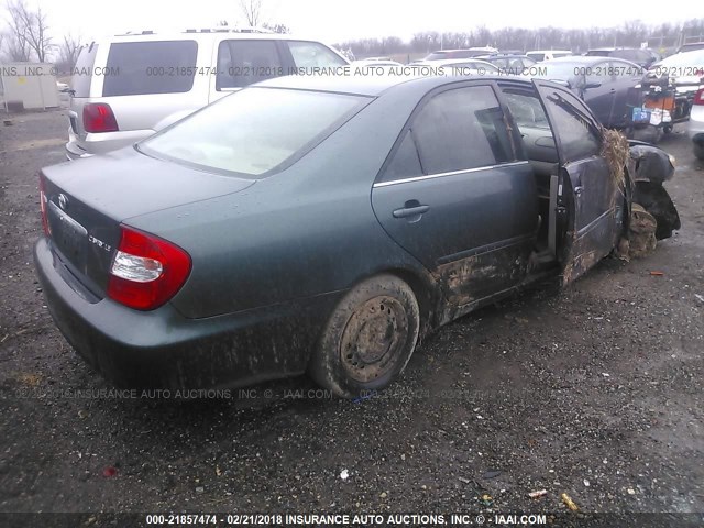 4T1BE32K74U265924 - 2004 TOYOTA CAMRY LE/XLE/SE მწვანე ფოტო 4