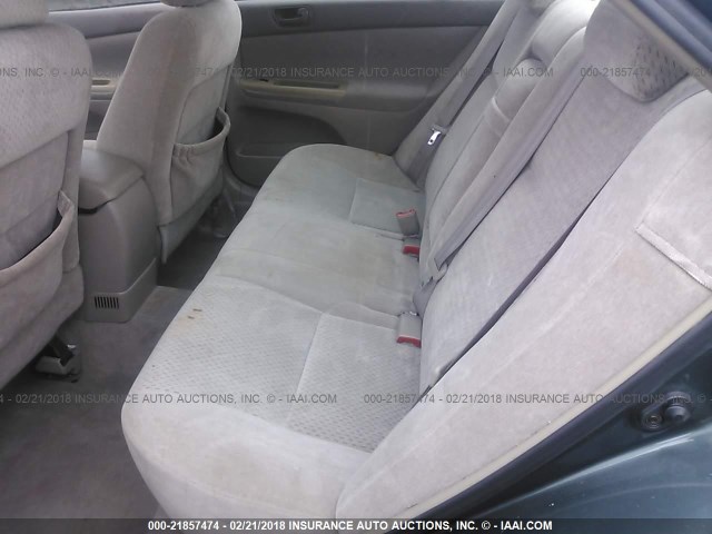 4T1BE32K74U265924 - 2004 TOYOTA CAMRY LE/XLE/SE მწვანე ფოტო 8