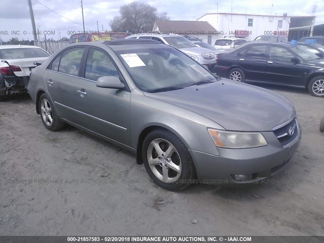 5NPEU46F48H361808 - 2008 HYUNDAI SONATA SE/LIMITED GRAY photo 1