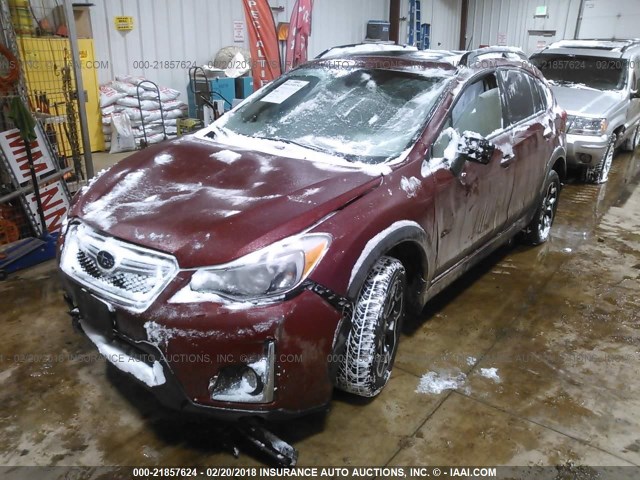 JF2GPABC6G8277935 - 2016 SUBARU CROSSTREK PREMIUM Tünd qırmızı foto 2