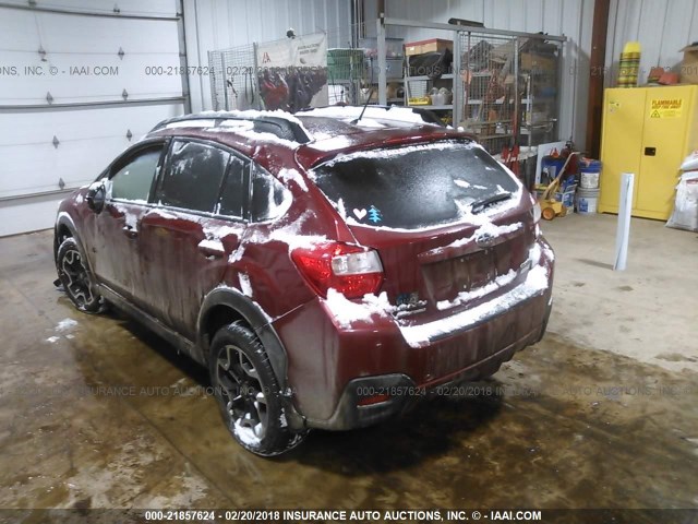 JF2GPABC6G8277935 - 2016 SUBARU CROSSTREK PREMIUM Tünd qırmızı foto 3