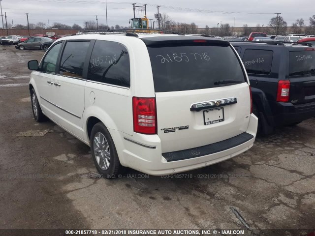 2A8HR64XX8R735016 - 2008 CHRYSLER TOWN & COUNTRY LIMITED WHITE photo 3