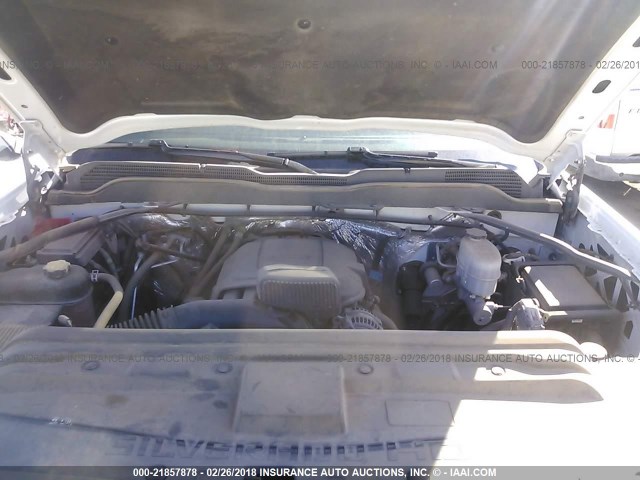 1GC0KUEGXGZ203569 - 2016 CHEVROLET SILVERADO K2500 HEAVY DUTY WHITE photo 10