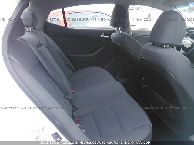 KNAGM4AD6F5090775 - 2015 KIA OPTIMA HYBRID WHITE photo 8