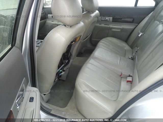 1LNHM86S04Y630103 - 2004 LINCOLN LS ვერცხლისფერი ფოტო 8