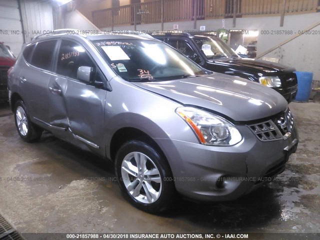 JN8AS5MV6DW600921 - 2013 NISSAN ROGUE S/SV SILVER photo 1