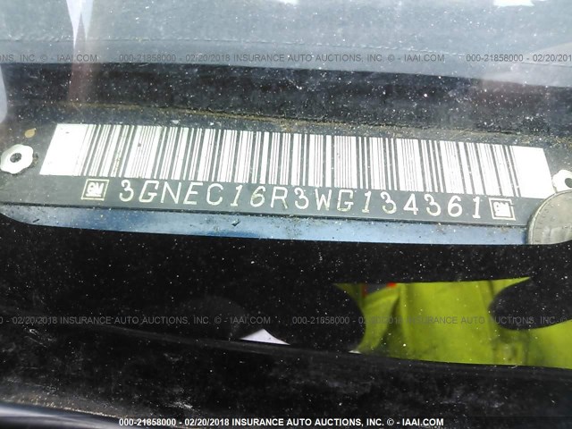3GNEC16R3WG134361 - 1998 CHEVROLET SUBURBAN C1500 BLUE photo 9