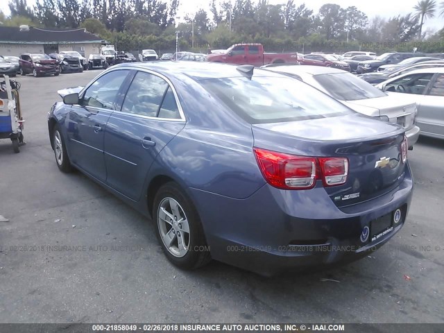 1G11B5SL8FF292515 - 2015 CHEVROLET MALIBU LS BLUE photo 3