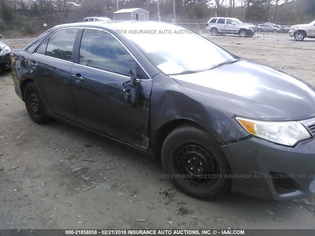 4T1BF1FK4CU514593 - 2012 TOYOTA CAMRY SE/LE/XLE GRAY photo 6