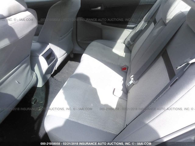 4T1BF1FK4CU514593 - 2012 TOYOTA CAMRY SE/LE/XLE GRAY photo 8