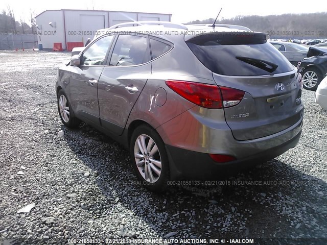 KM8JU3ACXDU555079 - 2013 HYUNDAI TUCSON GLS/LIMITED 棕色 照片 3