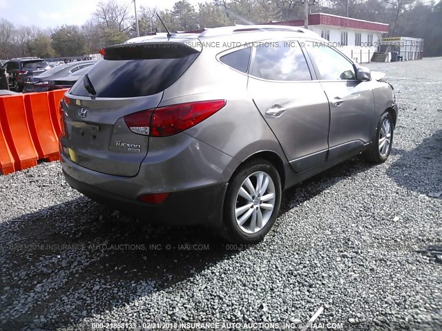 KM8JU3ACXDU555079 - 2013 HYUNDAI TUCSON GLS/LIMITED 棕色 照片 4