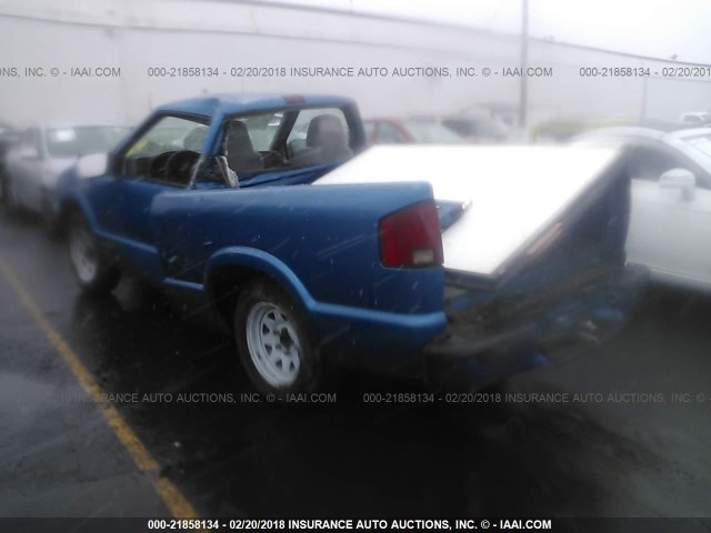 1GCCS1452YK284380 - 2000 CHEVROLET S TRUCK S10 BLUE photo 3