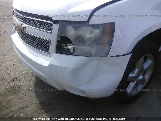 1GNFC13J27R290377 - 2007 CHEVROLET TAHOE C1500 WHITE photo 6