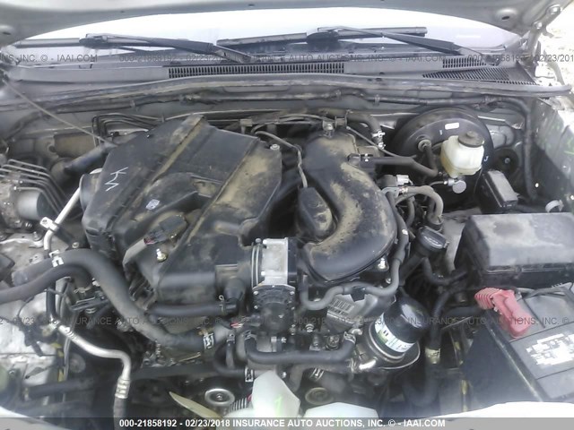 3TMLU4EN8CM081389 - 2012 TOYOTA TACOMA DOUBLE CAB ვერცხლისფერი ფოტო 10