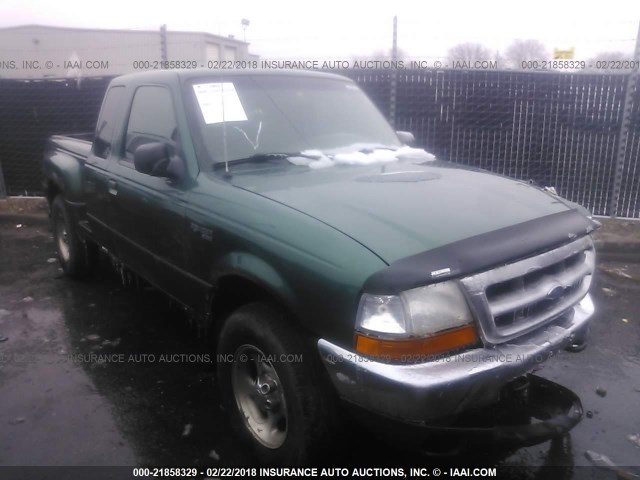 1FTZR15V9XPA94100 - 1999 FORD RANGER SUPER CAB GREEN photo 1