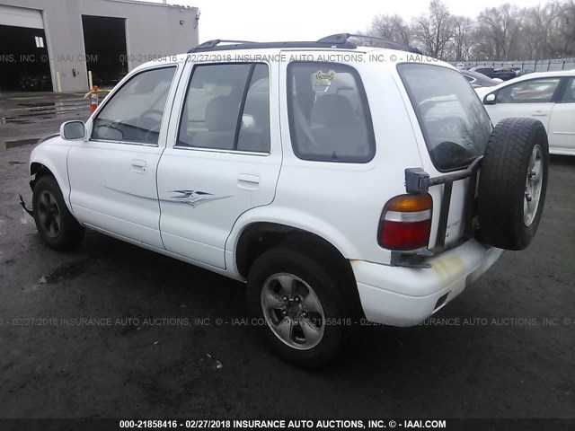 KNDJA7238V5537842 - 1997 KIA SPORTAGE WHITE photo 3