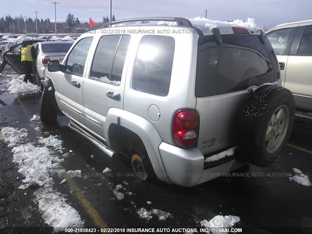 1J4GL58K14W144758 - 2004 JEEP LIBERTY LIMITED SILVER photo 3