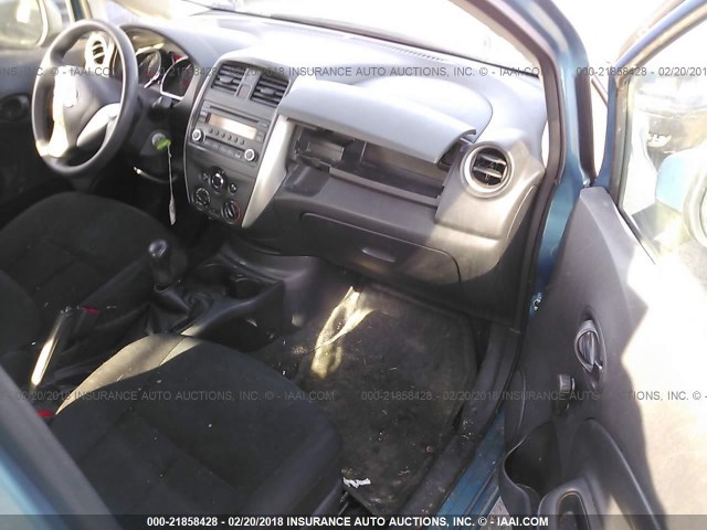 3N1CE2CP0GL366060 - 2016 NISSAN VERSA NOTE S/S PLUS/SV/SL/SR Light Blue photo 5