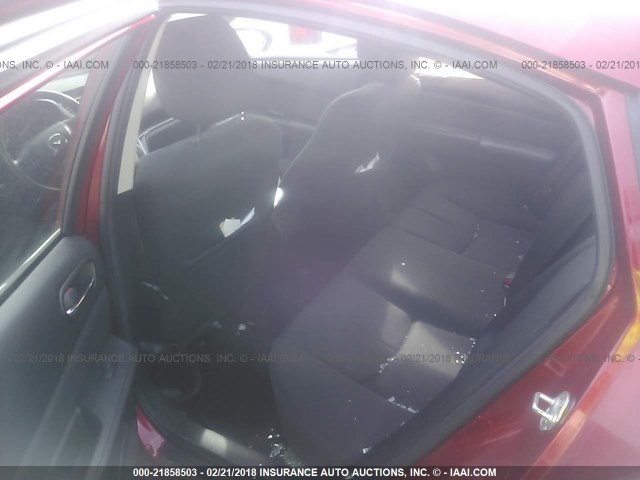 1YVHZ8DH5C5M20894 - 2012 MAZDA 6 I RED photo 8