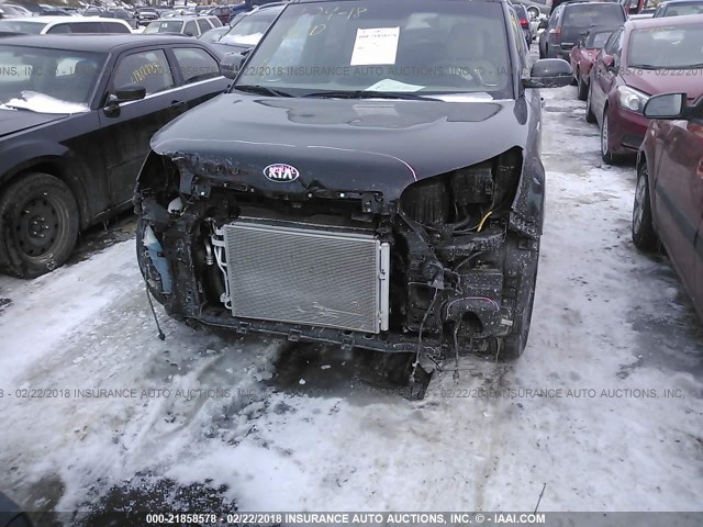 KNDJP3A55G7857377 - 2016 KIA SOUL + BLACK photo 6