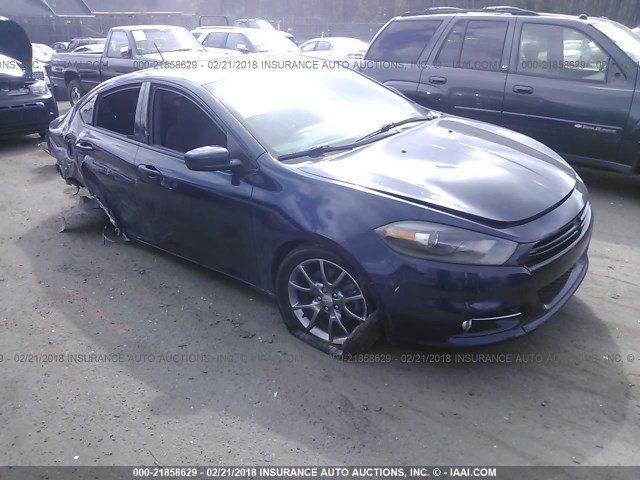 1C3CDFBB5FD213535 - 2015 DODGE DART SXT BLUE photo 1