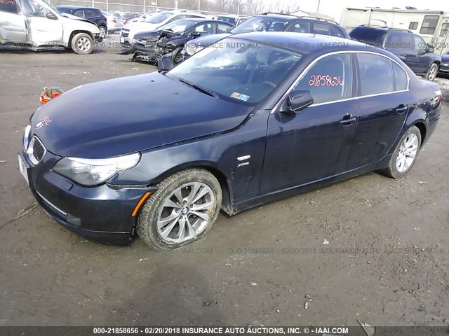 WBANV9C56AC139839 - 2010 BMW 535 XI Темно-синий фото 2