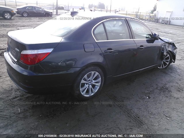 WBANV9C56AC139839 - 2010 BMW 535 XI Темно-синий фото 4