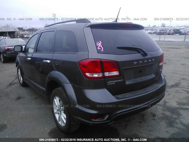 3C4PDDBG4GT200879 - 2016 DODGE JOURNEY SXT GRAY photo 3