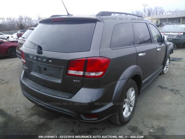 3C4PDDBG4GT200879 - 2016 DODGE JOURNEY SXT GRAY photo 4