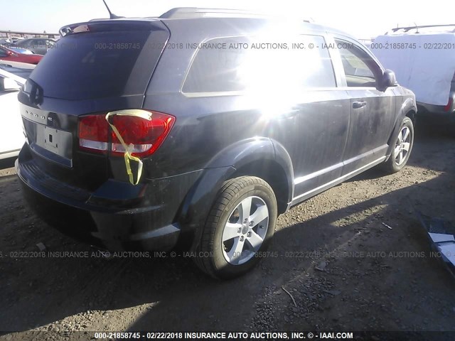 3D4PG1FG7BT505823 - 2011 DODGE JOURNEY MAINSTREET Dark Blue photo 4