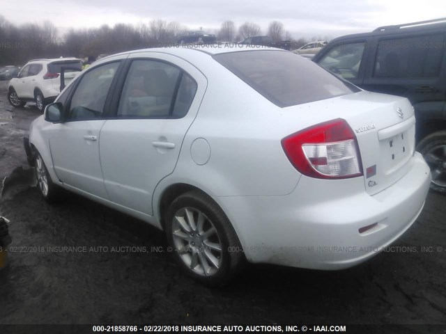 JS2YC5A21B6301681 - 2011 SUZUKI SX4 LE WHITE photo 3