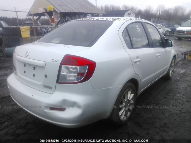 JS2YC5A21B6301681 - 2011 SUZUKI SX4 LE WHITE photo 4