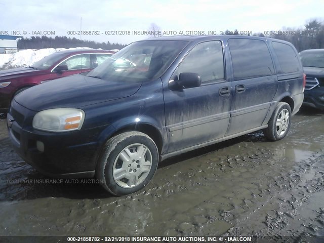1GNDV23L36D213649 - 2006 CHEVROLET UPLANDER LS BLUE photo 2