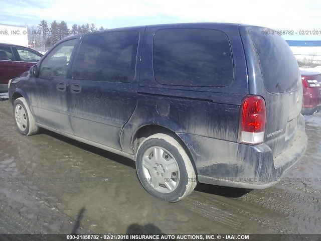 1GNDV23L36D213649 - 2006 CHEVROLET UPLANDER LS BLUE photo 3