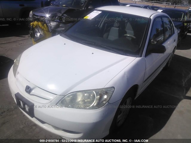 2HGES16324H555591 - 2004 HONDA CIVIC DX VP 白色 照片 2