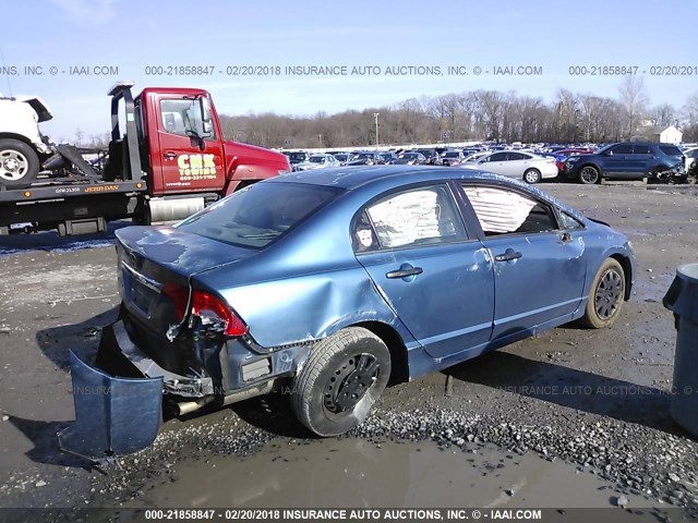 2HGFA1F3XAH503595 - 2010 HONDA CIVIC VP BLUE photo 4