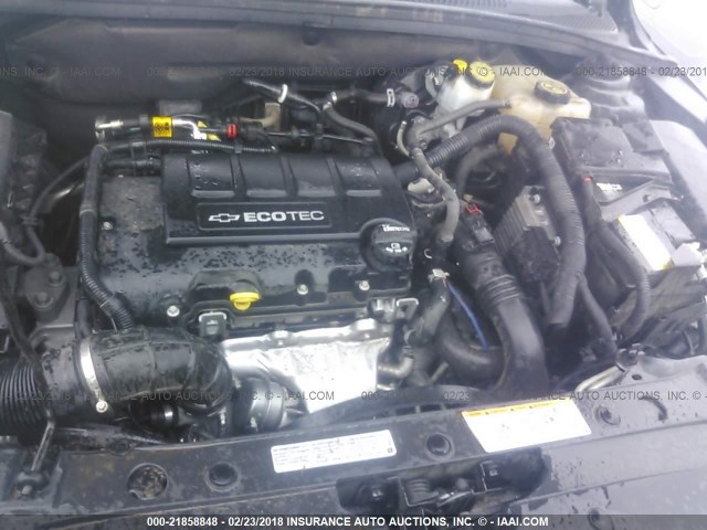 1G1PC5SB2F7116472 - 2015 CHEVROLET CRUZE LT Schwarz Foto 10