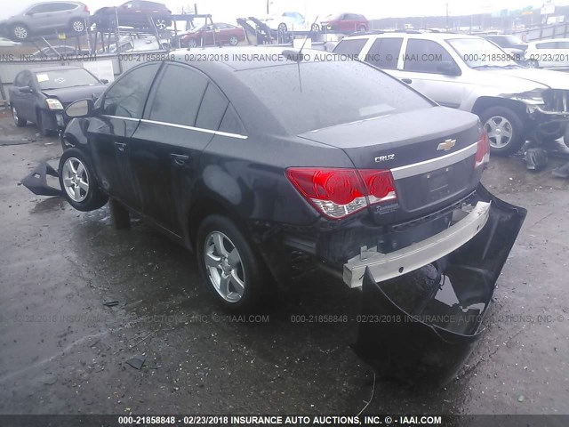 1G1PC5SB2F7116472 - 2015 CHEVROLET CRUZE LT Schwarz Foto 3