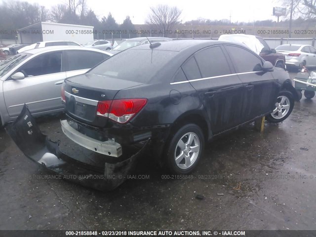 1G1PC5SB2F7116472 - 2015 CHEVROLET CRUZE LT Schwarz Foto 4