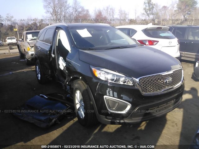 5XYPG4A33GG146259 - 2016 KIA SORENTO LX/L BLACK photo 1