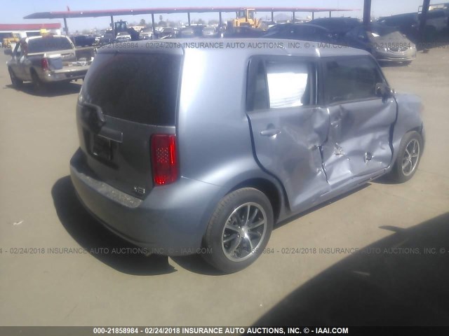 JTLZE4FE8A1099072 - 2010 TOYOTA SCION XB Light Blue photo 4
