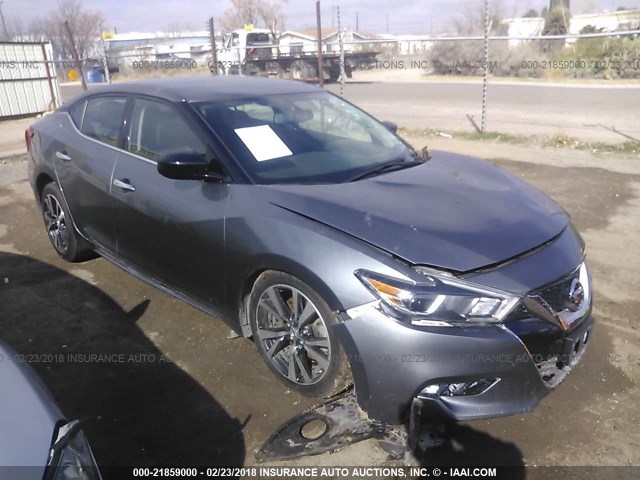 1N4AA6AP1GC900064 - 2016 NISSAN MAXIMA 3.5S/SV/SL/SR/PLAT GRAY photo 1