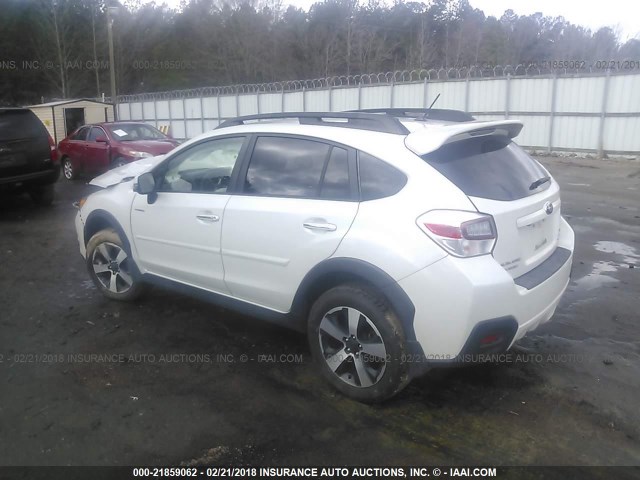 JF2GPBCCXEH283965 - 2014 SUBARU XV CROSSTREK 2.0I HYBRID WHITE photo 3