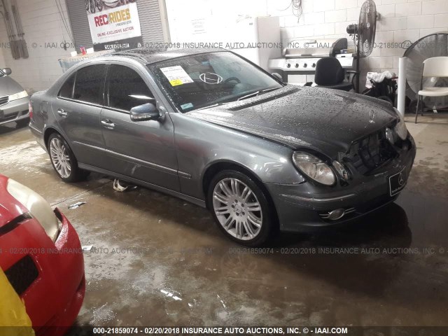 WDBUF87X27B136869 - 2007 MERCEDES-BENZ E 350 4MATIC GRAY photo 1