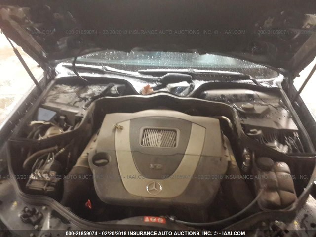 WDBUF87X27B136869 - 2007 MERCEDES-BENZ E 350 4MATIC GRAY photo 10