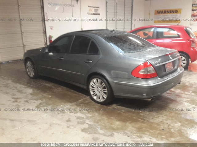 WDBUF87X27B136869 - 2007 MERCEDES-BENZ E 350 4MATIC GRAY photo 3