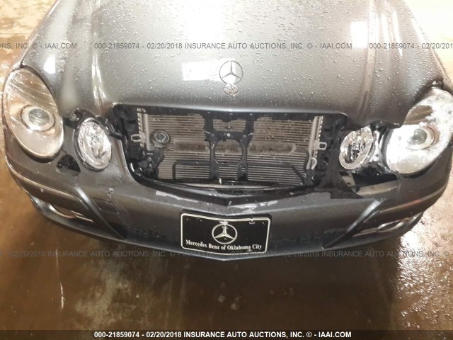 WDBUF87X27B136869 - 2007 MERCEDES-BENZ E 350 4MATIC GRAY photo 6