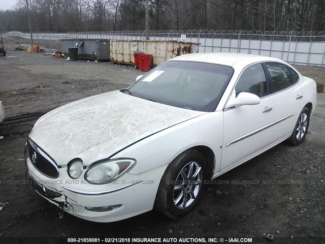 2G4WE587361242087 - 2006 BUICK LACROSSE CXS WHITE photo 2