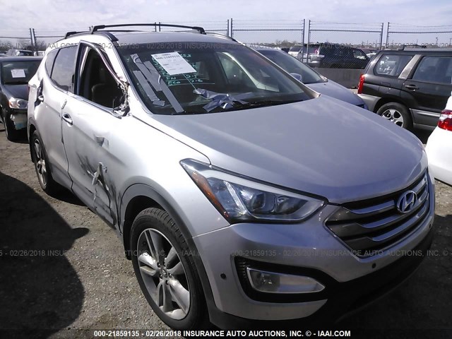 5XYZU3LAXDG112273 - 2013 HYUNDAI SANTA FE SPORT  SILVER photo 1